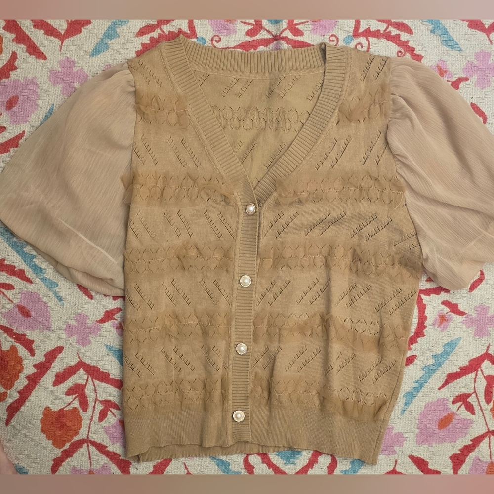Pearl Button sweater